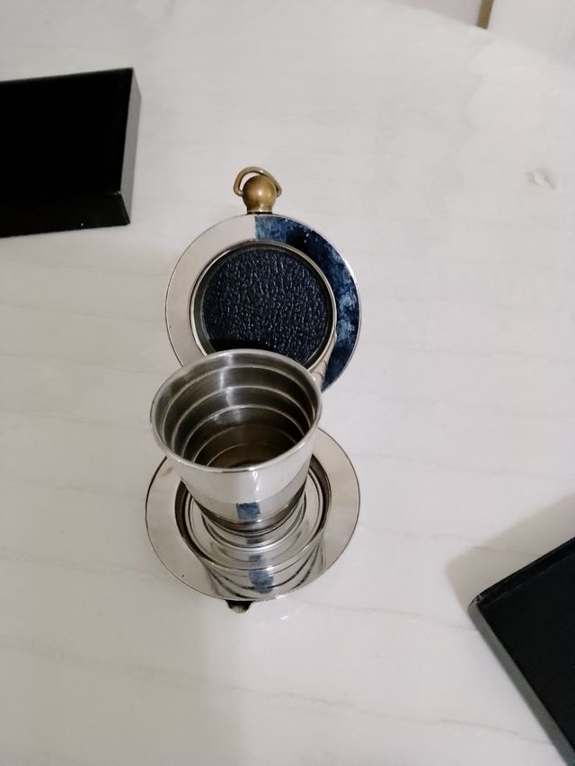 Vaso pregable de acero