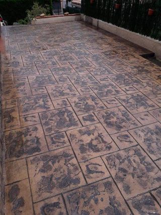 Pavimentos hormigón impreso 