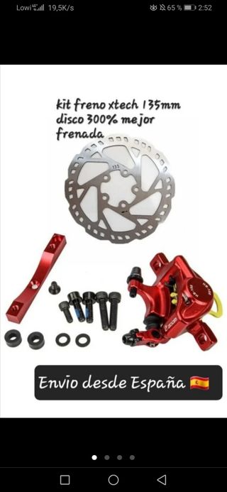 Kit freno disco xtech 140mm