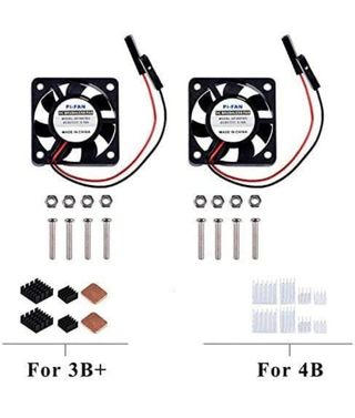 GeekPi Raspberry Pi Ventilador 30x30x7mm DC 5V Ven