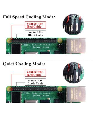 GeekPi Raspberry Pi Ventilador 30x30x7mm DC 5V Ven