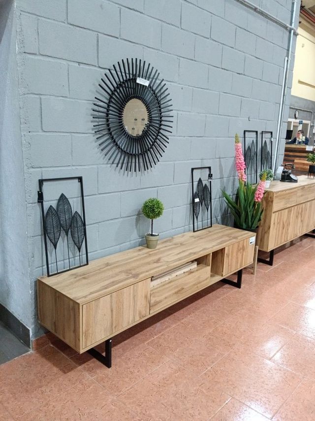 Mueble TV, estilo industrial 200cm 139.99