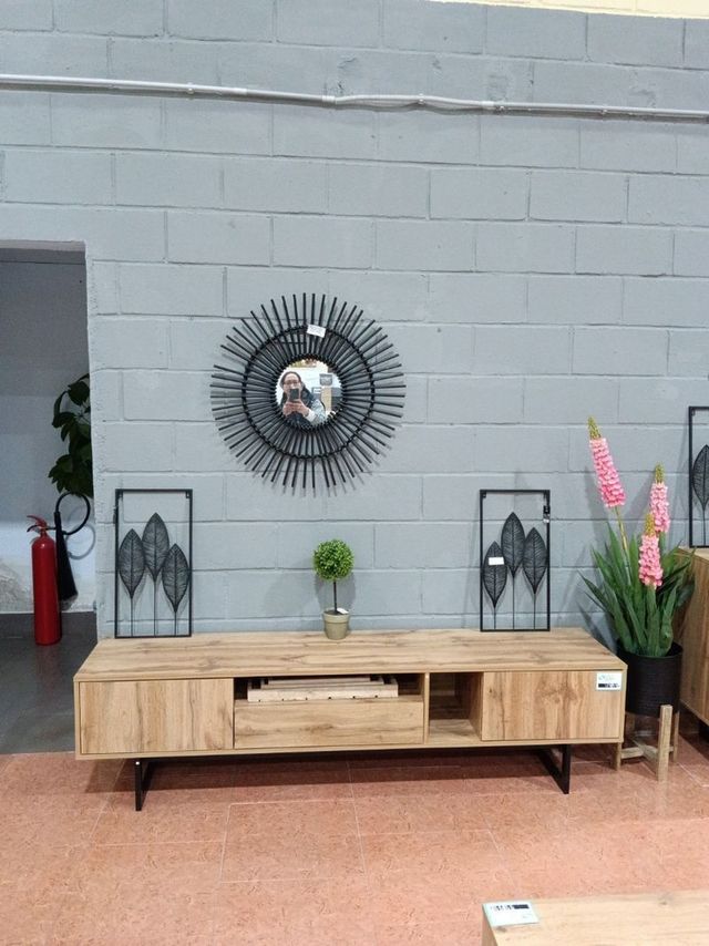 Mueble TV, estilo industrial 200cm 139.99