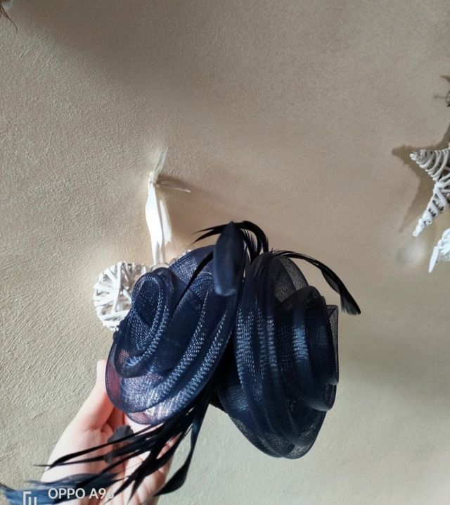 Cappellino blu da cerimonia 🌺