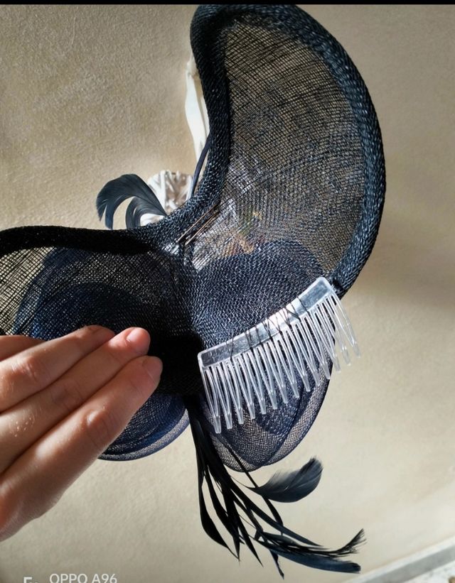 Cappellino blu da cerimonia 🌺