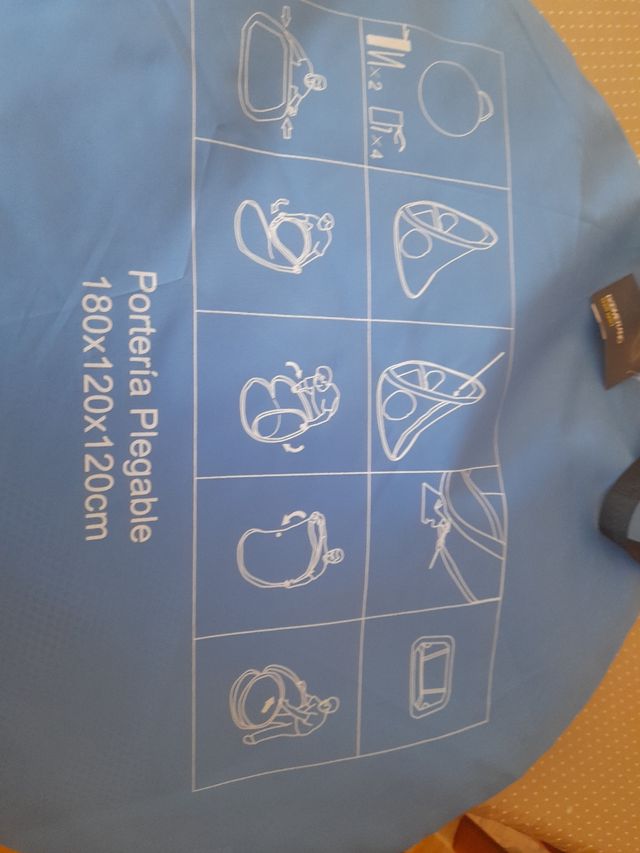 Portería niño plegable