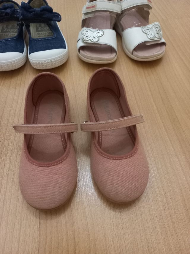 Lote zapatos niña talla 25