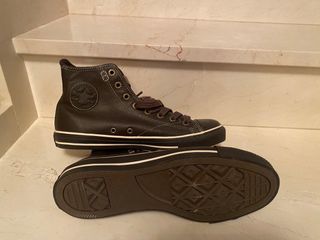 Converse All Star Piel Marron