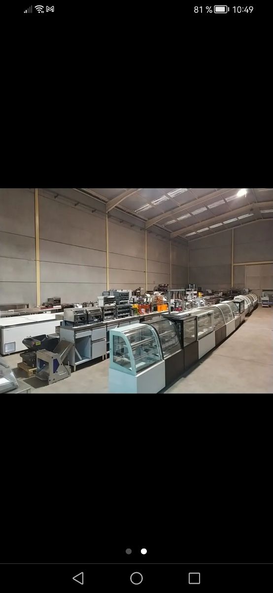 Maquinaria de hostelería de todo tipo.