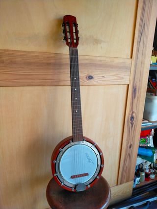 Banjo Marma de 6 cuerdas Guitarbanjo - RDA 1970