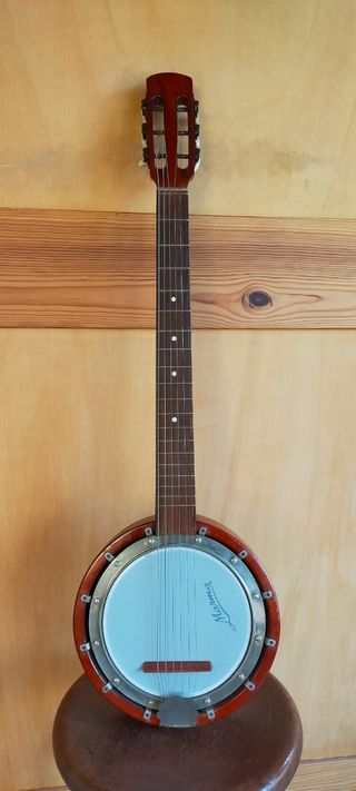 Banjo Marma de 6 cuerdas Guitarbanjo - RDA 1970