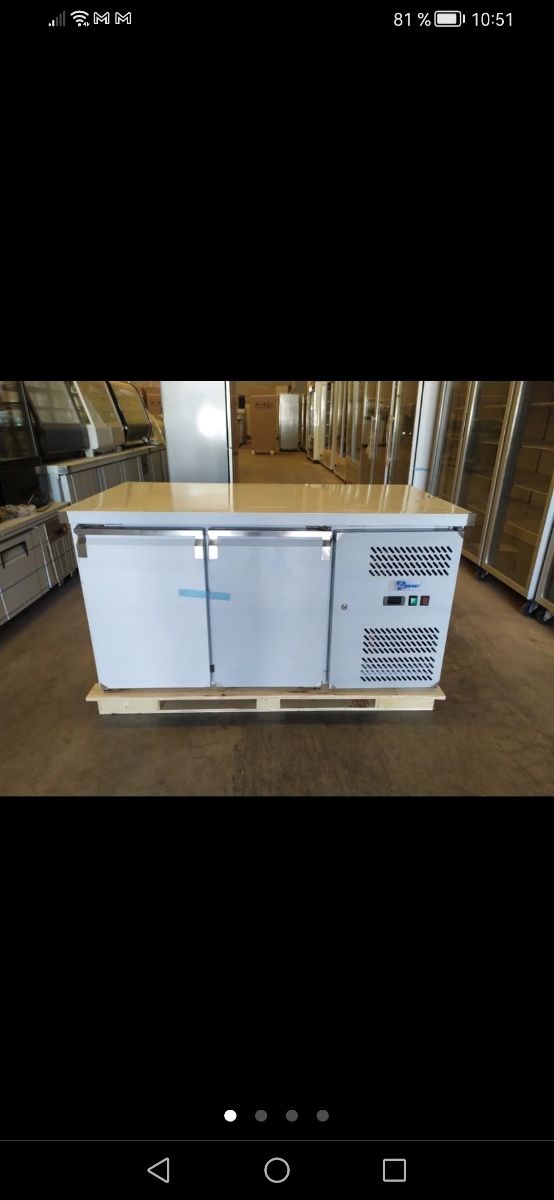 Bajo mostrador de congelación de 1,36m fondo 70.