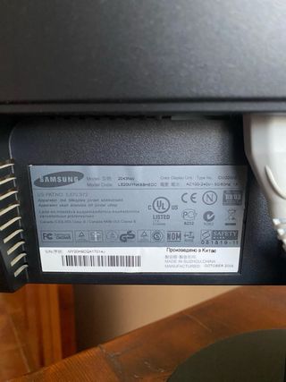Pantalla/monitor Samsung