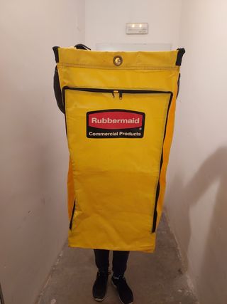 bolsa carro limpieza Rubbermaid