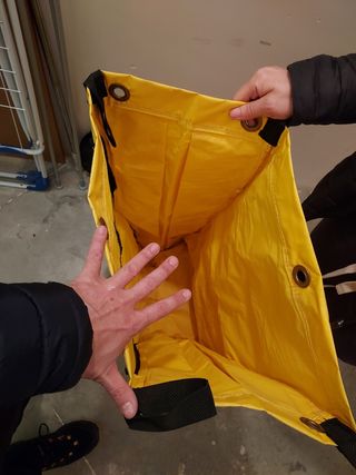 bolsa carro limpieza Rubbermaid