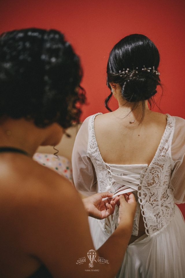 Abito da sposa elegante e regolabile taglia 38/40