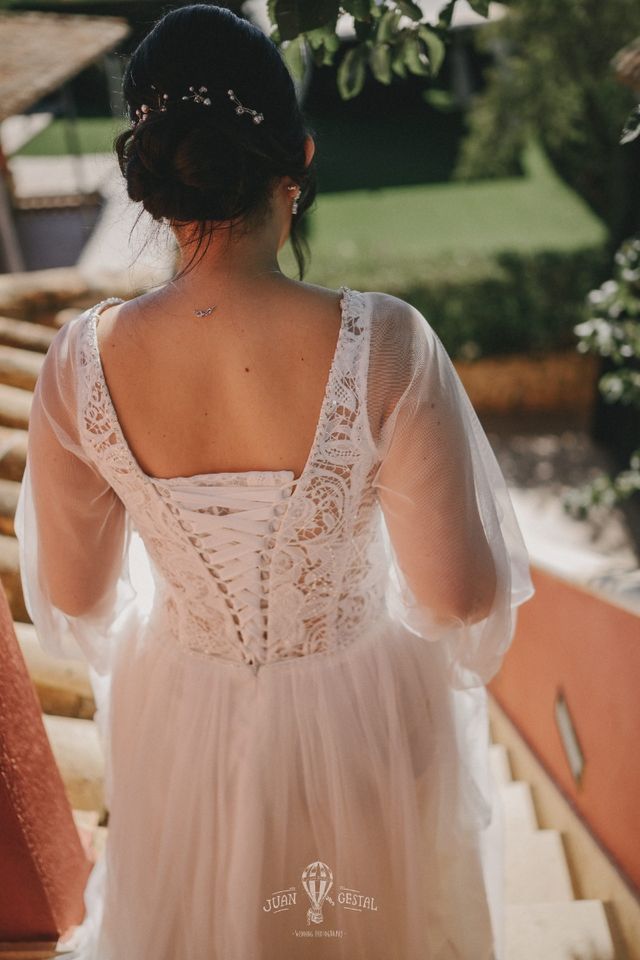 Abito da sposa elegante e regolabile taglia 38/40