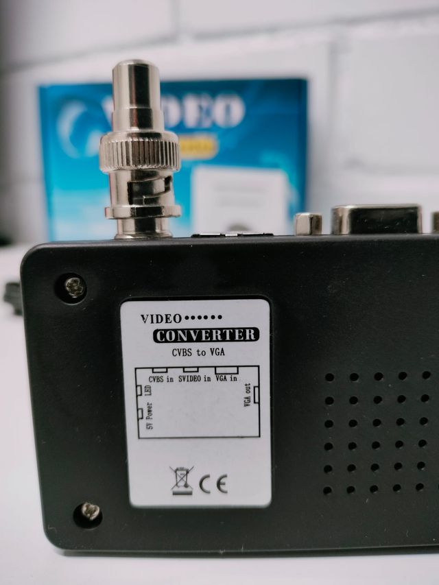 Convertidor de vídeo VGA, CVBS y S-Video