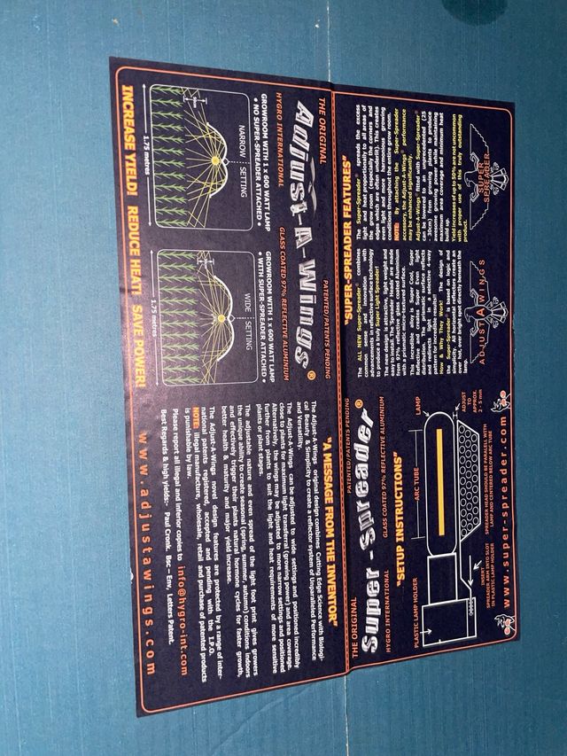 Riflettore Adjust a Wings nuovo di zecca