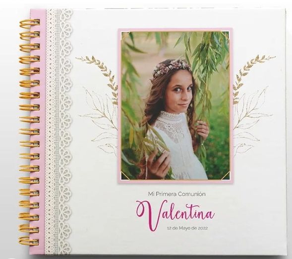 Libro de firmas personalizado comunión