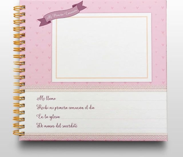 Libro de firmas personalizado comunión