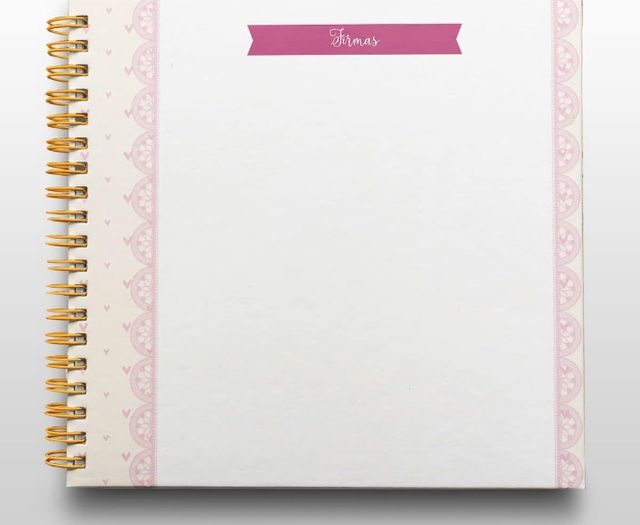 Libro de firmas personalizado comunión