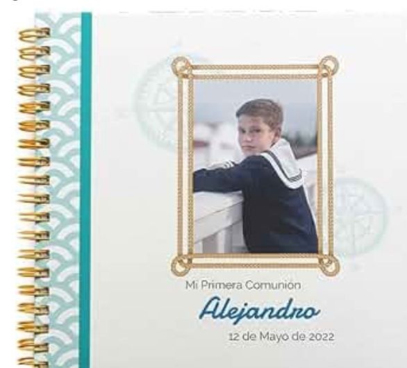 Libro de firmas personalizado comunión