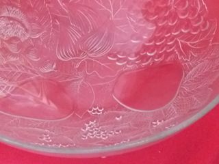 Centrotavola vintage in vetro decorato