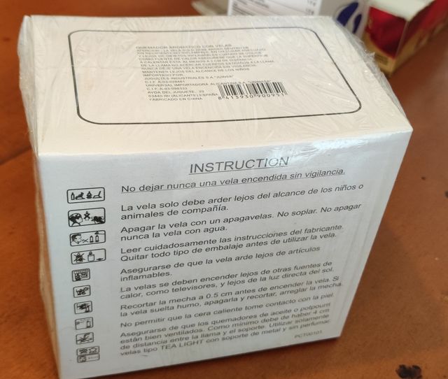 Quemador aceite aromático