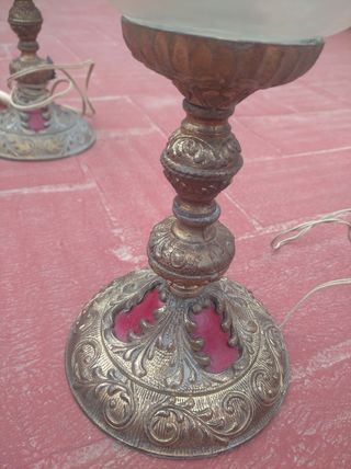 Lámparas vintage de mesa