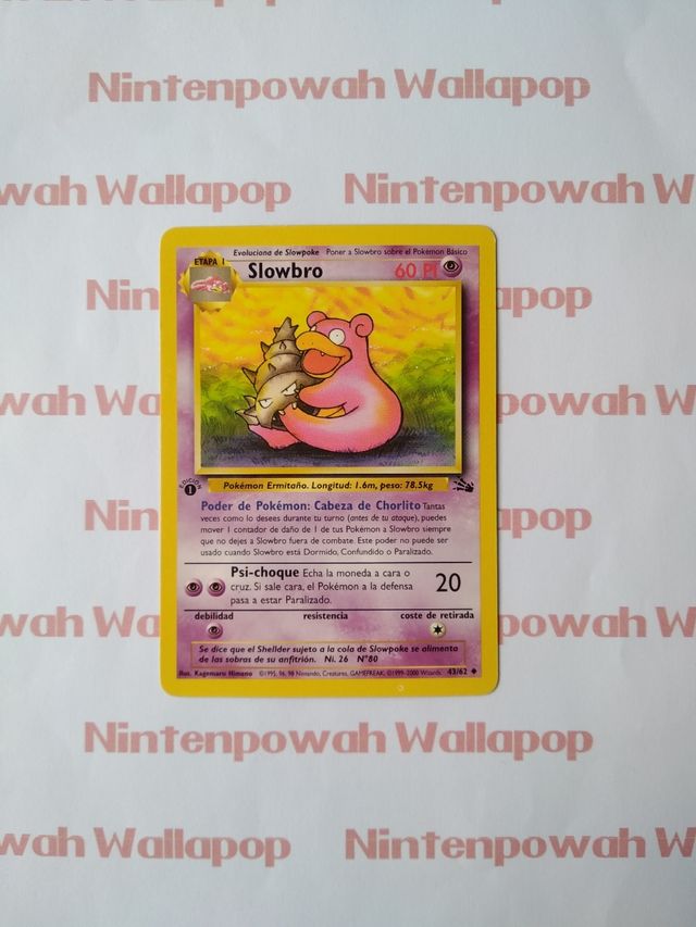 🇪🇦 Carta Pokémon TCG Slowbro 1a Edición