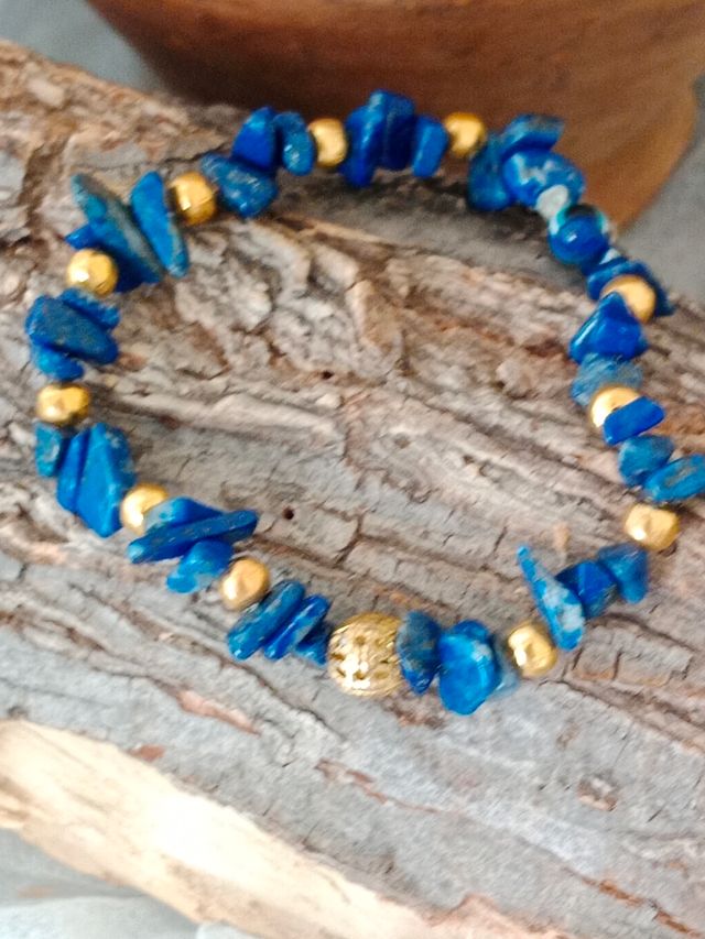 Pulseras chip piedras combinadas con bola varias