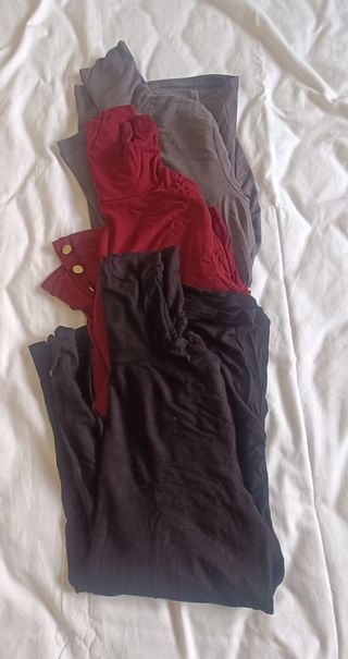 Camiseta cuello alto premamá embarazo 