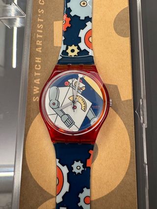 Swatch ROBOBOY Guarnaccia 1997 Orologio Nuovo