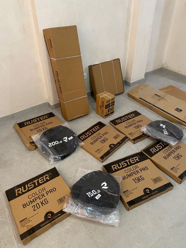 Ruster material / crossfit / entrenamiento