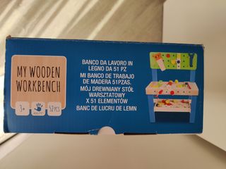 Banco de herramientas de madera