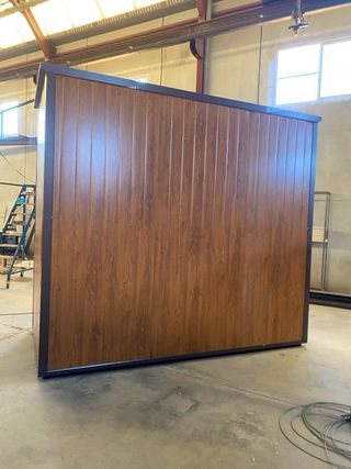 😍 Barbacoa Cocina exterior de apertura automatica