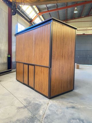 😍 Barbacoa Cocina exterior de apertura automatica