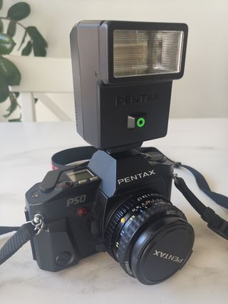 PENTAX P50 con A28mmF2.8 y flash AF200T