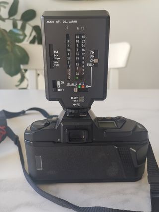 PENTAX P50 con A28mmF2.8 y flash AF200T