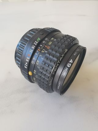 PENTAX P50 con A28mmF2.8 y flash AF200T