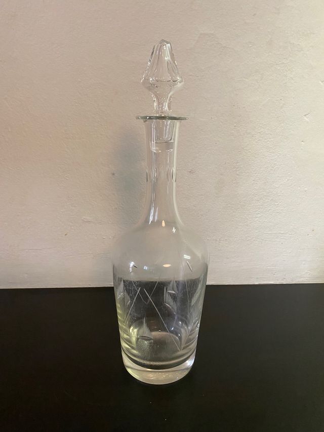 Bottiglia in cristallo anni 50