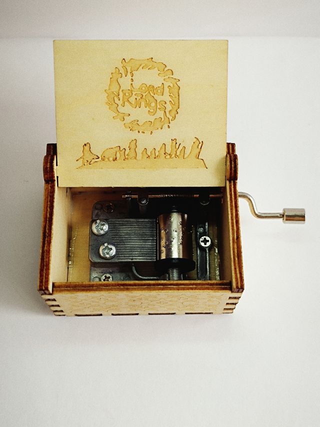 Cajita musical El señor de los anillos 