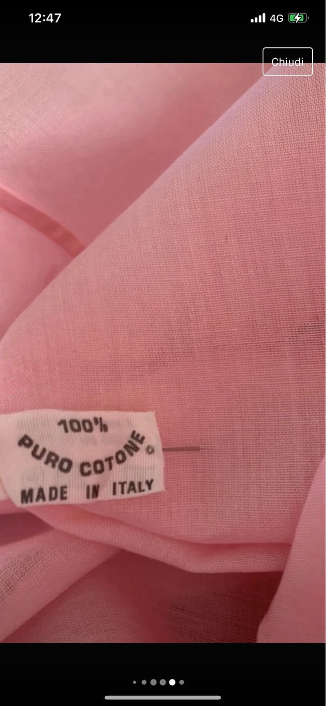 Camicia da notte in puro cotone tg.44