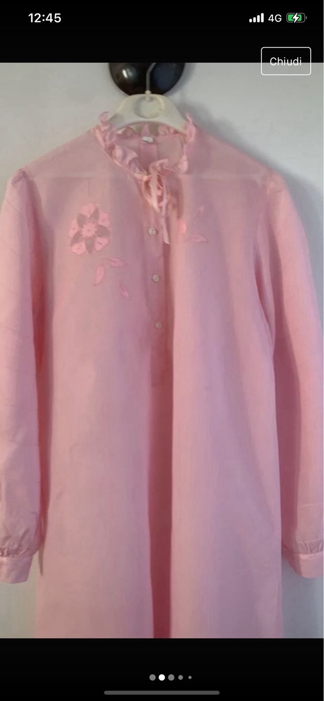 Camicia da notte in puro cotone tg.44