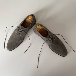 Zapatos de ante gris de Señor