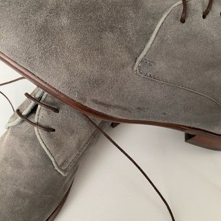 Zapatos de ante gris de Señor