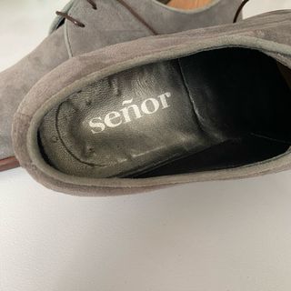 Zapatos de ante gris de Señor