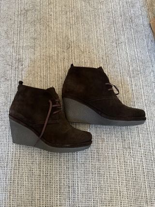 Botines Cuña Goma