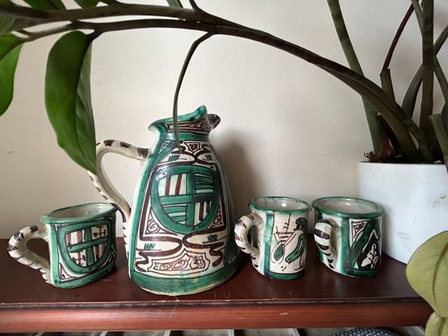 Jarra Punter cafe + 3 tazas